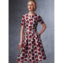 Patron Vogue 1737 robe femme, taille 40-48, en français