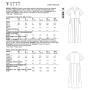 Naaipatroon Vogue 1777 Designer jurk, maat 42-50, Dui/En/Fr