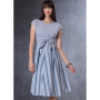Patron Vogue 1795 robe de créateur, taille 40-48, en français