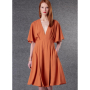 Patron Vogue 1801 robe femme, taille 32-40, en français