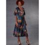 Patron Vogue 1801 robe femme, taille 42-50, en français