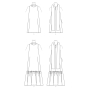 Patron Vogue 1802 robe femme, taille 32-48, en français