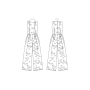 Naaipatroon Vogue 1806 Designer jumpsuit, maat 42-50, Dui/En/Fr