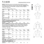Naaipatroon Vogue 1809 blouse, maat 32-40, Dui/En/Fr