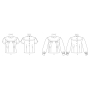 Naaipatroon Vogue 1809 blouse, maat 32-40, Dui/En/Fr