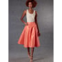 Patron Vogue 1813 jupe femme, taille 42-50, en français