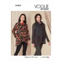 Naaipatroon Vogue 1817 Designer jas, 34-42 Dui/En/Fr