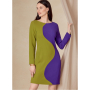 Patron Vogue 1819 robe de styliste femme, taille 42-50, en français