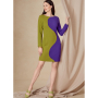 Patron Vogue 1819 robe de styliste femme, taille 42-50, en français