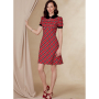 Naaipatroon Vogue 1822 Dress maat 34-42, Dui/En/Fr