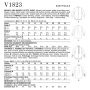 Naaipatroon Vogue 1823 blouse, maat 42-50, Dui/En/Fr