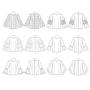 Naaipatroon Vogue 1824 blouse, maat 34-42, Dui/En/Fr