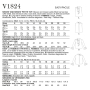 Naaipatroon Vogue 1824 blouse, maat 34-42, Dui/En/Fr