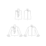 Naaipatroon Vogue 1824 blouse, maat 34-42, Dui/En/Fr