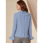 Naaipatroon Vogue 1824 blouse, maat 34-42, Dui/En/Fr