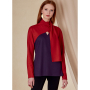 Naaipatroon Vogue 1825 shirt met lange mouwen maat 32-48, Dui/En/Fr