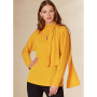 Naaipatroon Vogue 1825 shirt met lange mouwen maat 32-48, Dui/En/Fr