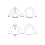 Naaipatroon Vogue 1826 pullover mt. 32-48 Dui/En/Fr