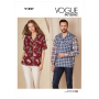 Naaipatroon Vogue 1827 jurk, mt. 32-48 Dui/En/Fr