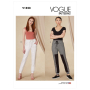 Naaipatroon Vogue 1828 broek, maat  32-48, Dui/En/Fr