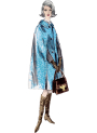 Naaipatroon Vogue 1838 Vintage-Cape, maat 34-42, Dui/En/Fr