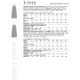 Naaipatroon Vogue 1842 jurk, maat 34-42 Dui/En/Fr