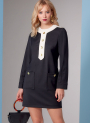 Naaipatroon Vogue 1844 jurk, maat 34-42, Dui/En/Fr