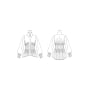 Naaipatroon Vogue 1845 Gr. 34-42 designer blouse, Dui/En/Fr