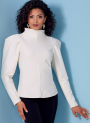 Naaipatroon Vogue 1847 Gr. 42-50 blouse, Dui/En/Fr