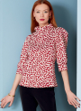 Naaipatroon Vogue 1847 Gr. 42-50 blouse, Dui/En/Fr