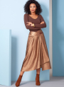 Patron Vogue 1850 jupe femme, taille 42-50, en français