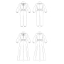 Naaipatroon Vogue 1851 jumpsuit, maat 34-42, Dui/En/Fr