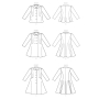 Naaipatroon Vogue 1856 kinderjas, maat 92-116, Dui/En/FR