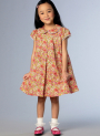 Vogue 1857 kinderjurk, maat 122-134, Dui/En/Fr