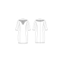 Naaipatroon Vogue 1858 designer jurk, maat 34-42, Dui/En/Fr