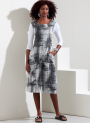 Naaipatroon Vogue 1860 designer jurk, maat 32-40, Dui/En/Fr