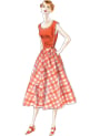 Patron Vogue 1864 robe vintage, taille 34-42, en français
