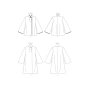Patron Vogue 1866 veste de styliste femme, taille 42-50, en français
