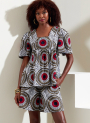 Patron Vogue 1871 robe femme, taille 32-40, en français