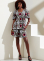 Patron Vogue 1871 robe femme, taille 32-40, en français