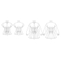 Naaipatroon Vogue 1874 Gr. 42-50 Blouse, Dui/En/Fr