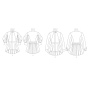 Naaipatroon Vogue 1875 Gr. 34-42 Blouse, Dui/En/Fr