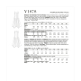 Naaipatroon Vogue 1878 designer jurk, maat 34-42 Dui/En/Fr