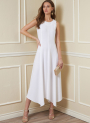 Naaipatroon Vogue 1878 designer jurk, maat 40-48 Dui/En/Fr