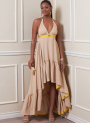 Naaipatroon Vogue 1881 designer jurk, maat 32-40 Dui/En/Fr