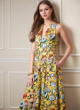 Naaipatroon Vogue 1882  jurk, maat 44-52 Dui/En/Fr