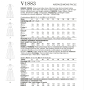 Naaipatroon Vogue 1883  jurk, maat 32-40 Dui/En/Fr