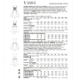 Naaipatroon Vogue 1884  jurk, maat 32-40 Dui/En/Fr