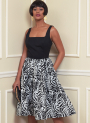 Naaipatroon Vogue 1884  jurk, maat 32-40 Dui/En/Fr