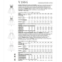 Naaipatroon Vogue 1884  jurk, maat 40-48 Dui/En/Fr